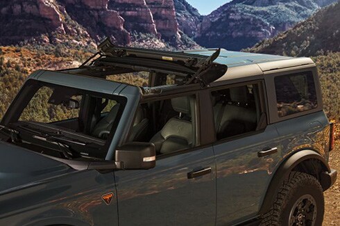 Discover Ford Bronco Accessories in PR, Retractable Top - Soft, Twill, For Hardtop, 4 Door (Sunrider)